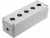ABSF65G5, Корпус: для пультов; Х:80мм; Y:230мм; Z:65мм; ABS; серый; PICCOLO, Fibox