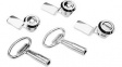 MKT8 Lock Insert Triangle 8mm Mild Steel Metallic