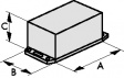 1591HFLBK Корпус: универсальный; Х:71мм; Y:165мм; Z:29мм; 1591; ABS; черный