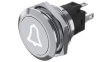 82-6151.1A54.B005 Illuminated Pushbutton 1CO, IP65/IP67, LED, White, Momentary Function