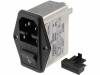 FYQ04A1, Разъем: питания AC; IEC 60320; гнездо; "папа"; Iном:4А; 250ВAC, QLT POWER