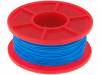 KYNAR28AWG50MBL Кабель; однопров; Cu; 28AWG; kynar 460 (PVDF); синий; 300В; 48м