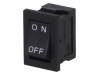DS-850K-S-ON-K ROCKER; SPST; Положения:2; ON-OFF; 3A/250ВAC; черный; отсутствует
