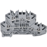 2002-2203, Two-tier terminal L/N grey 0.25...2.5 mm2, Wago