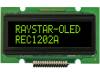 REC001202AGPP5N00000, Дисплей: OLED; алфавитно-цифровой; 12x2; Размер окна:46x14,5мм, RAYSTAR OPTRONICS