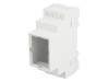 Z106JFP ABS V0 Корпус: на DIN-рейку; Х:35мм; Y:90мм; Z:65мм; ABS; серый; UL94V-0