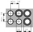 31-132.0252 Illuminated push button diam. 18 mm