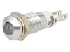 SMQD 08614 Индикат.лампа: LED; выпуклый; 24?28ВDC; Отв: O8,2мм; IP40; металл
