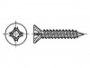1376888, Винт; 2,9x22; Головка: потайная; Phillips; сталь; цинк; BN: 995, BOSSARD