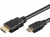 MC.1910.1112.030BK Кабель; HDMI 1.4; вилка mini HDMI, вилка HDMI; 3м; черный