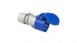 214-9 CEE Socket SHARK 4P 2.5mm² 16A IP44 230V Blue/White