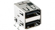 2410 05 USB 2.0 A connector, Socket, angled