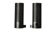 SB2526-USB-6E PC USB Speakers, Stereo, 5W, Black