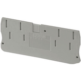 3212963, D-PT 6-QUATTRO End cover 6-Q 90.5 x 2.2 x 36 mm Grey, Phoenix Contact