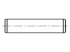 1256149 Шпилька цилиндрическая; нержавеющая сталь A2; BN: 684; O: 6мм