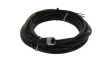 1200658179 Micro-Change (M12) Single-Ended Cordset 4 Poles Female (Straight) to Pigtail 0.34mm² Black PUR LSOH 5m
