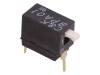 BPA01B, Переключатель: DIP-SWITCH; Кол-во секций:1; OFF-ON; 0,025A/24ВDC, C & K