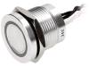 PS193P10Y01W24VT Переключатель: пьезоэлектрический; 1; SPST-NO; 0,2A/24ВAC; IP68