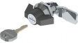MKWNKEY Wing Knob With Key EK333 Mild Steel Metallic