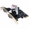 MX-18050 PCI-E x1 Card2x RS232 -