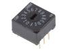 CRD16RM0CB, Кодирующий переключатель; HEX/BCD; Положения: 16; THT; 1Нсм; 45шт., C & K