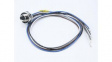1200700364 Micro-Change (M12) 5 Pole 1/2" - 14 NPT Mounting Thread Receptacle to 18 AWG PVC Leads 2.0m (6.56') Length