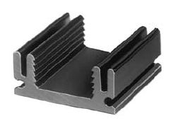 KL-224/25,4/SW/V/I, Радиатор: штампованный; U; черный; L: 25,4мм; W: 29мм; H: 12мм, Seifert electronic