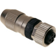 21031112405 Cable socket straight M12, 4 Poles