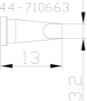 44-710663 Soldering tip