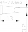 44-710663 Паяльный наконечник