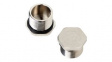 1210920000 Blanking Plug IP68 M32 Nickel-Plated Brass Metallic