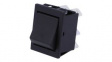 C1561ALAAA ROCKER; 1; DPDT; ON-(ON); 16A/250ВAC; черный; Корпус: черный