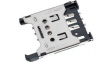 693012040811 Mini SIM Card Connector, Hinge with 6Pins