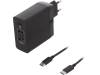LS-QW45-PD-BK Заряд.устр: USB; Uпит:100?240ВAC; Вых: USB, USB C; 32x67x69мм; 3А