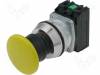 NEF30-UDGXY Переключатель: кнопочный; 1; NC + NO; 30мм; желтый; IP66; -15?30°C