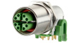 MMT471A315 PCB Socket M12 8 Poles