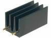 SK 437 30 STS 2 Радиатор: штампованный; ребристый; TO220; черный; L:30мм; W:16мм