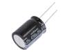 URS1E472MHD, Конденсатор: электролитический; THT; 4700мкФ; 25ВDC; O18x25мм, NICHICON