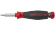 45292 PocketMax Bitholding Screwdriver with Magazine, Slotted/Phillips/Pozidriv/Torx, 