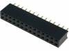 ZL262-28DG Гнездо; штыревое; "мама"; PIN:28; прямой; 2,54мм; THT; 2x14; 3А