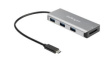 HB31C3ASDMB USB Hub, 3x SD Card Slot/USB A Socket - USB C Plug