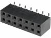 ZL264-14DG Гнездо; штыревое; "мама"; PIN:14; вертикальный; 2,54мм; SMT; 2x7