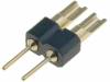 DS1004-02-1*2-3B Вилка; штыревое; PIN:2; прямой; 2,54мм; THT, пайка; 1x2; позолота