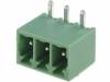 15EDGRC-3.5/3P, Разъемный клеммник; гнездо; "папа"; 3,5мм; угловой 90°; 7А; THT, DEGSON