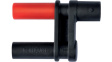 SABNC 7006 / F / SW BNC safety adapter diam. 4 mm Black