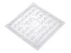 CS16034 STRADELLA-IP-28-T2 Линза для LED; квадратная; Мат-л: PMMA плексиглас; прозрачный