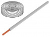 125-019 Провод; многопров; Cu; 1x0,25мм2; ПВХ; серый; 100В; -10?85°C; 10м