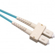 SCSCOM3DAQ10 FO cable 50/125um OM3 SC/SC 10 m Turquoise