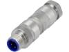 BRSCIS 4D/9 (934828001) Вилка; M12; PIN: 4; "папа"; код D-Ethernet; на провод; IDC; прямой
