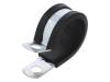LKD1512 Хомуты; Oпетли: 22,2?23,8мм; W: 13мм; сталь; Материал корпуса: EPDM
